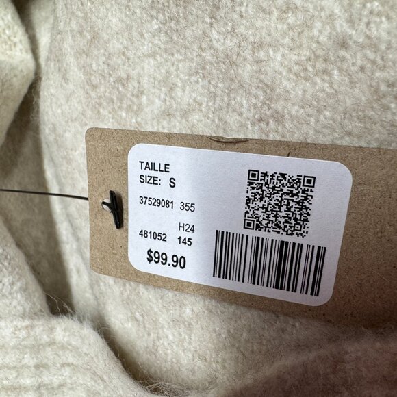 BNWT RW & CO Long-Sleeve Spongy Open Cardigan, Light moonbeam mix - Picture 6 of 6